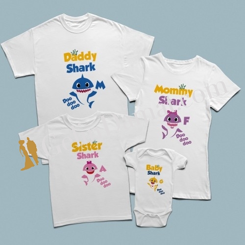 Baby Shark temalı aile set - 2